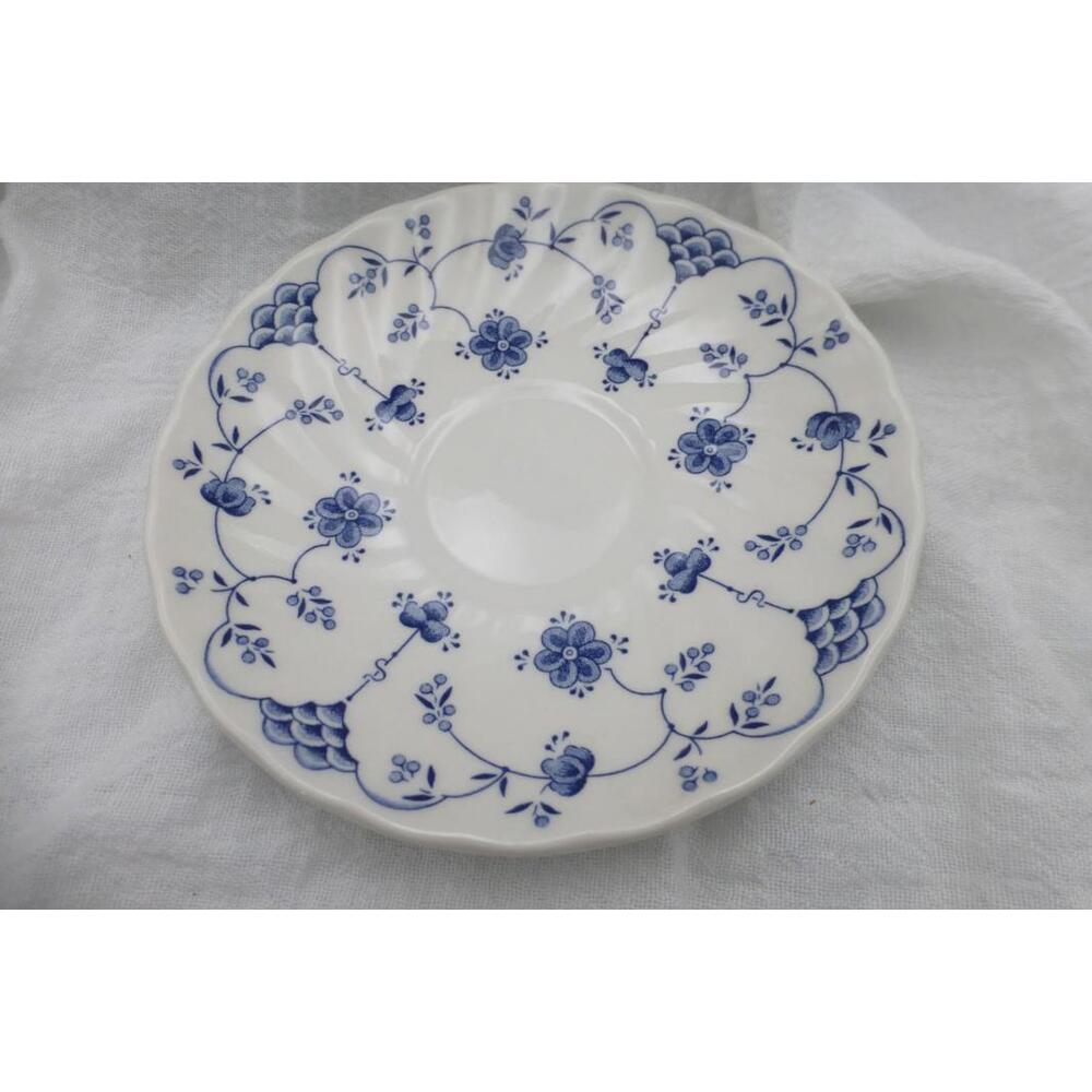 Churchill  Saucer 5.5” for Coffee Tea Cup - England Finlandia Blue White I3